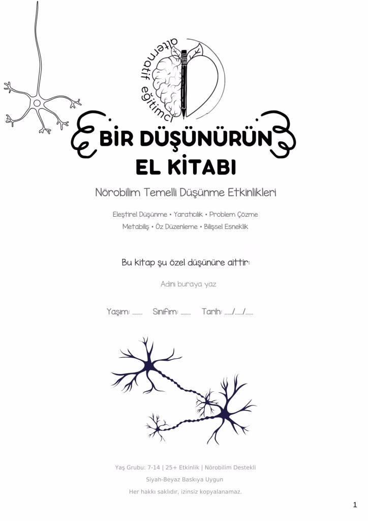 BİR DÜŞÜNÜRÜN EL KİTABI